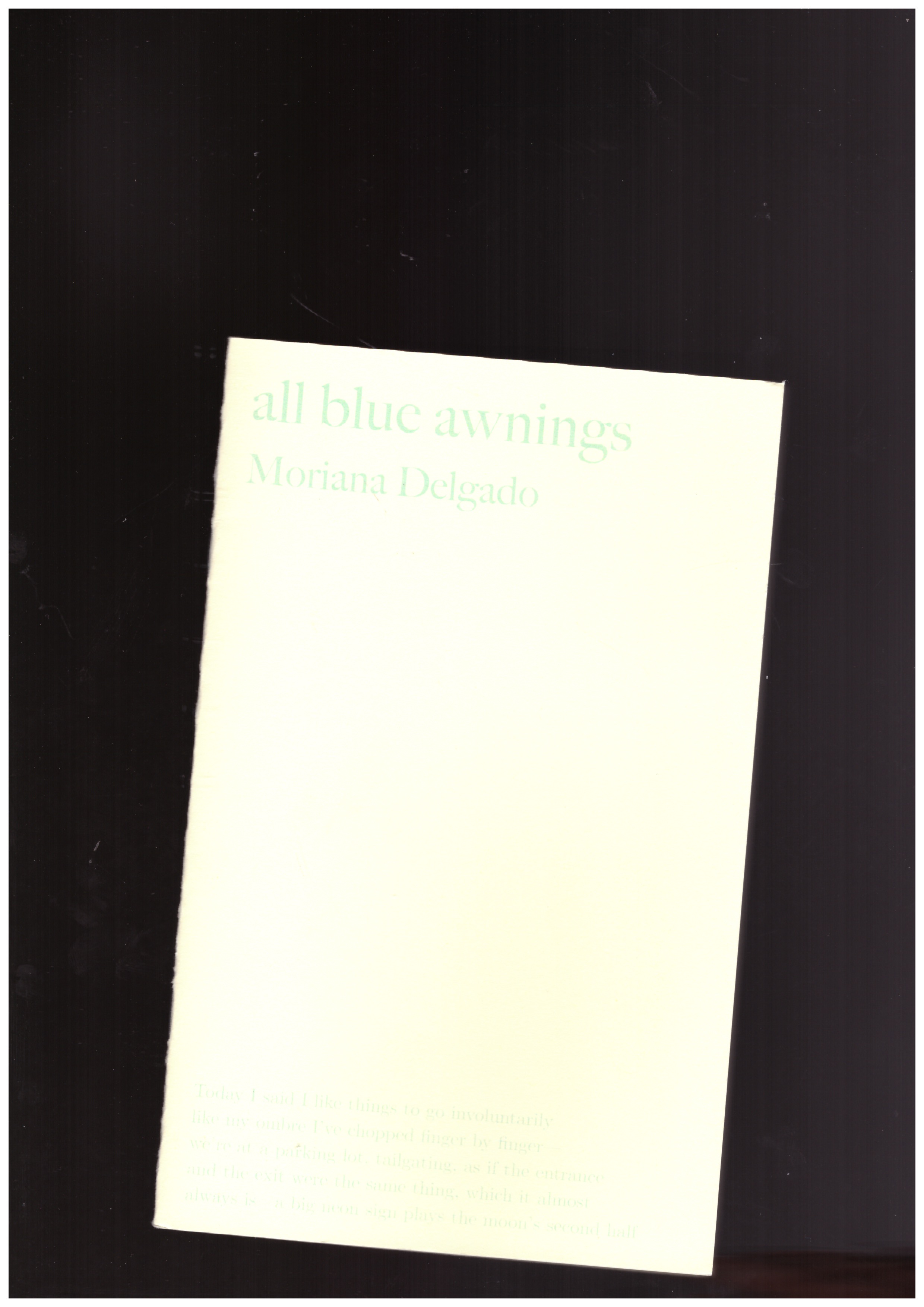 DELGADO, Moriana - all blue awnings